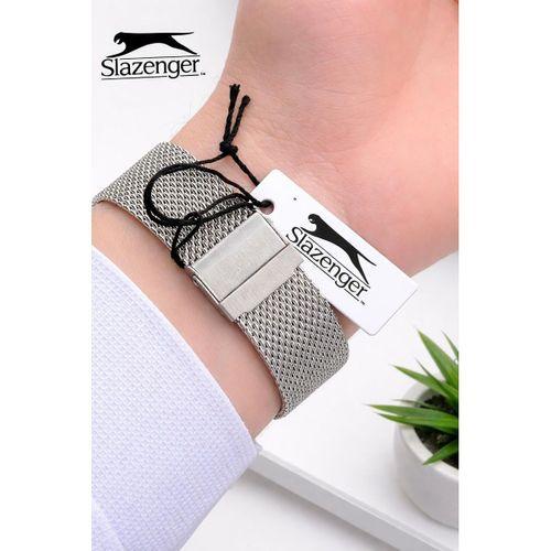 Slazenger İtalyan Tasarım Bileklik Hediyeli 2 Yıl Garantili 10 Atm Çelik Erkek Kol Saat ESH2460.01