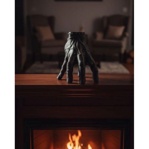 3d Dekoratif Siyah El Obje 17x16 Cm Gotik Ve Modern Aksesuar