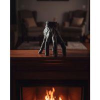 3d Dekoratif Siyah El Obje 17x16 Cm Gotik Ve Modern Aksesuar