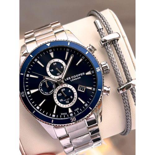 Lee Cooper İtalyan Tasarım Bileklik Hediyeli 2 Yıl Garantili 5 Atm Erkek Kol Saati ELC.08326.390