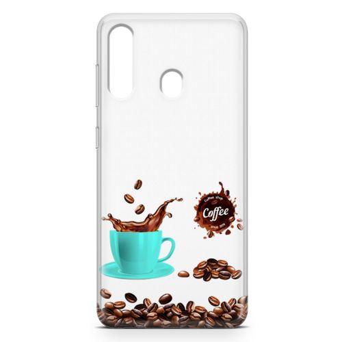 Samsung Galaxy M40 Kılıf Coffe Time Arka Kapak Koruma Desenli Full Koruyucu