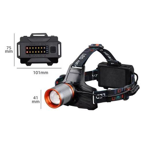 Bedotech Bd-8 13w Tg + Smd Led Alüminyum Alaşımlı Zoomlu Type-c  Kafa Feneri