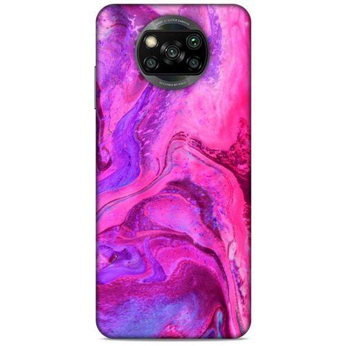 Xiaomi Redmi Poco X3 Uyumlu Kılıf Pembe Delisi (20) Koruyucu Kılıf Fuşya