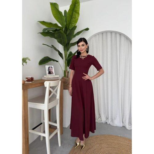 Wera Pliseli Midi Elbise