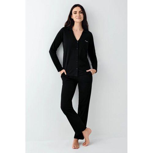 Pierre Cardin 9115-s Kadın Uzun Kol Pijama Takımı