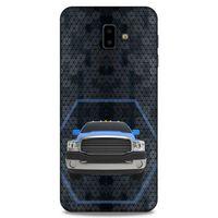 Lopard Samsung Galaxy J6 Plus Uyumlu Kılıf PickUpX (8) Baskılı Kılıf Gece Mavi