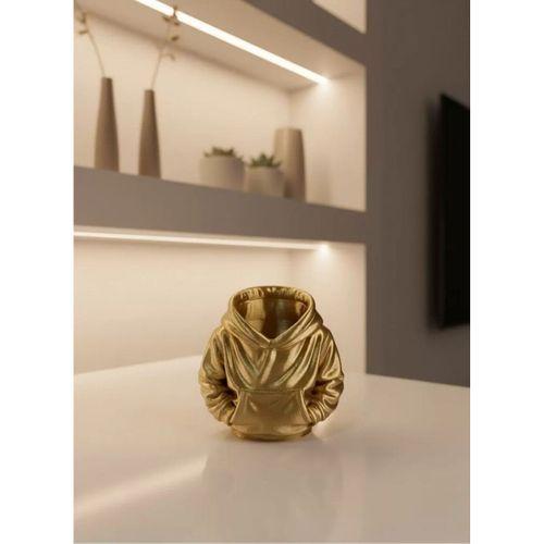 Dekoratif Gold Hoodie Kalemlik 10x10 Cm