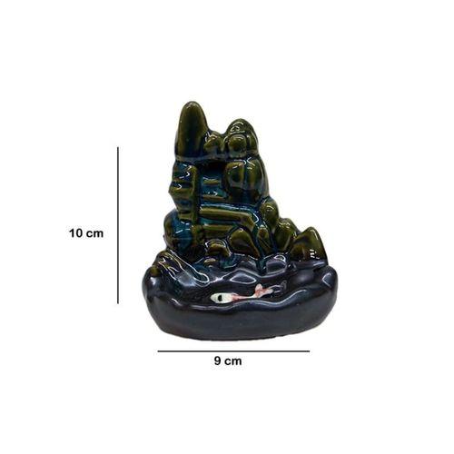 Seramik Şelale Aromaterapi Geri Akışlı Tütsülük