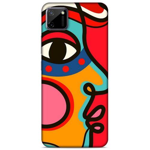 Lopard Oppo Realme C11 Uyumlu Kılıf Soyut Sanat (9) Baskılı Kılıf