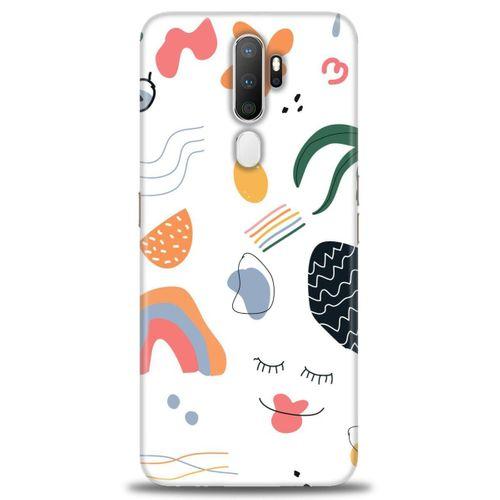 Oppo A9 2020 Kılıf HD Baskılı Kılıf - Drawing + Tam Ekran Koruyucu
