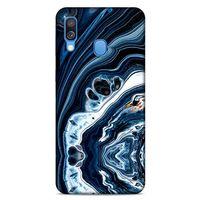 Mermer Lacivert Samsung Galaxy S7 Edge Kılıf