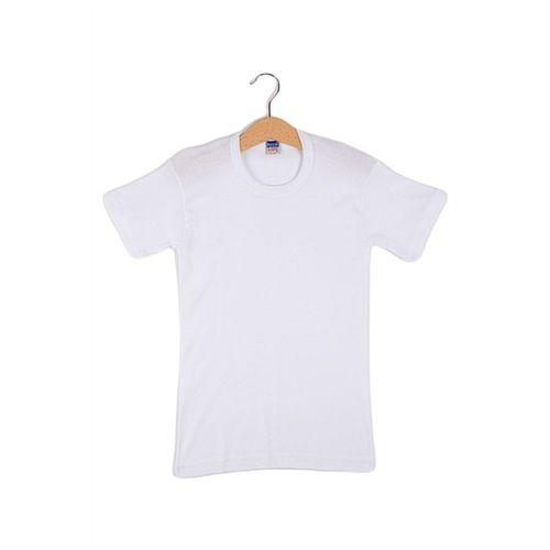 Erkek Çocuk Kısa Kollu Bisiklet Yaka Ribana Faniala 6 Lı Atlet Berrak-1510