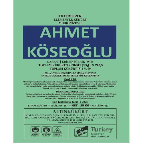 Köseoğlu Mikronize Kükürt 25 kg