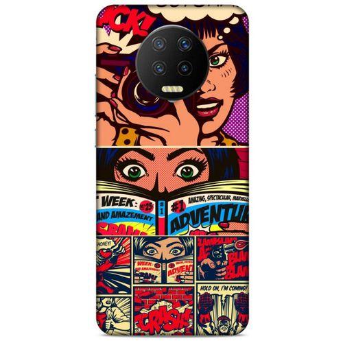 Lopard İnfinix Note 7 Uyumlu Kılıf Cartoon (7) Telefon Kılıfı