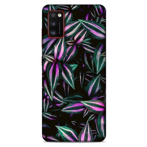 Lopard Samsung Galaxy A41 Uyumlu Kılıf Bahar (28) Arka Kapak Pembe Yeşil