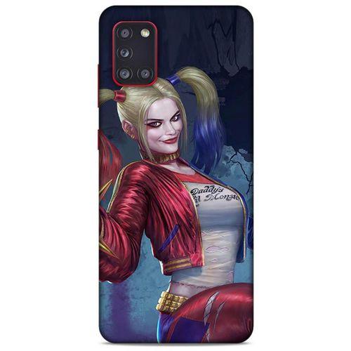 Samsung Galaxy A31 Uyumlu Kılıf Harley Quinn (9) Kılıf Gri