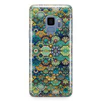 Samsung Galaxy S9 Kılıf Sekizgen Motifler Arka Kapak Koruma Desenli Full Koruyucu