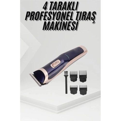 Tıraş Makinesi 4 Başlıklı Paslanmaz Çelik Bıçaklı Tüm Saç Tiplerine Uygun