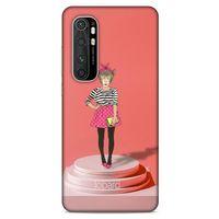 Xiaomi Mi Note 10 Lite Kılıf FunnyMaX (9) Kılıf Gül Kurusu Maymun