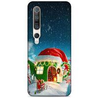 Xiaomi Mi 10 Pro Kılıf Snowix (2) Kabı Yeşil Kırmızı