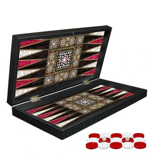 Klasik Sedef İşlemeli Tavla Model 1