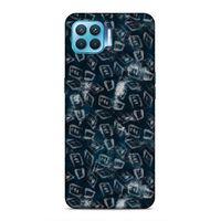 Oppo Reno 4 Lite Uyumlu Kılıf Utopia (30) Silicone Case Pembe Yeşil