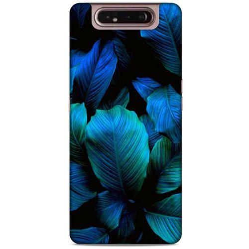Lopard Samsung Galaxy A80 Uyumlu Kılıf Bahar (7) Telefon Kılıfı Okyanus Mavi
