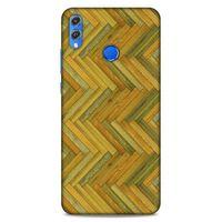 Lopard Huawei Honor 8x Uyumlu Kılıf Wood'X (32) Soft Silikon Kılıf Desenli