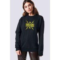 Winner Ak 47 Baskılı Siyah Kadın Sweatshirt
