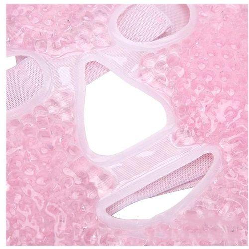 Terapi Jel Yüz Maskesi Soğuk Ve Sıcak Boncuklu Ayarlanabilir Maske (pembe)