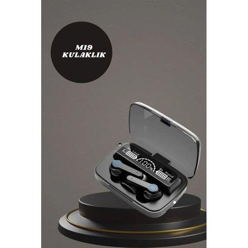 Dijital Göstergeli Powerbank Kulaklık Ve 7 Kordonlu Yeni Nesil Akıllı Saat Amoled Ekran