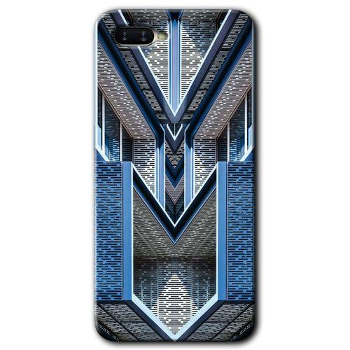 Oppo Rx 17 Neo HD Baskılı Kılıf + 9D Tam Ekran Koruyucu - Retro Building