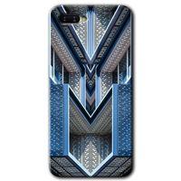 Oppo Rx 17 Neo HD Baskılı Kılıf + 9D Tam Ekran Koruyucu - Retro Building