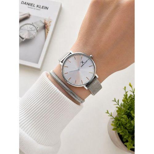 Daniel Klein 2 Yıl Garantili Hasır Çelik Kordon 3 Atm Suya Dayanıklı Kadın Kol Saati HS12809.2