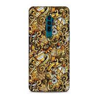 Oppo Reno 10x Zoom Kılıf Honey Doodle Arka Kapak Silikon Koruma Full Koruyucu