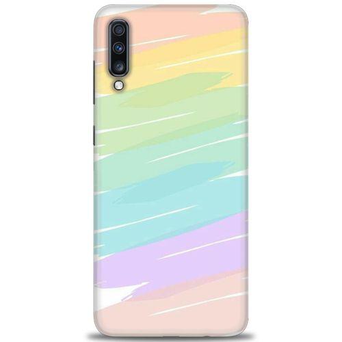 Samsung Galaxy A70 Kılıf HD Baskılı Kılıf - Renk Paleti + Tam Ekran Koruyucu