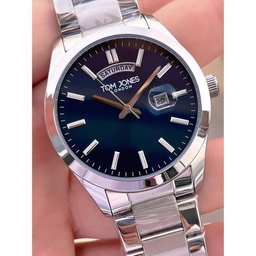 Tom Jones Bileklik Hediyeli Çelik Kordon 3 Atm Suya Dayanıklı 2 Yıl Garantili Erkek Kol Saati 10072.3