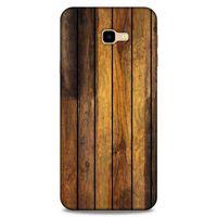 Lopard Samsung Galaxy J4 Plus Uyumlu Kılıf Wood'X (14) Lansman Kılıf Desenli