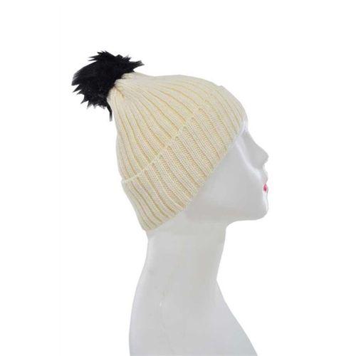 Dode Flora Kadın Canlı Renk Ponponlu Uzun Bere