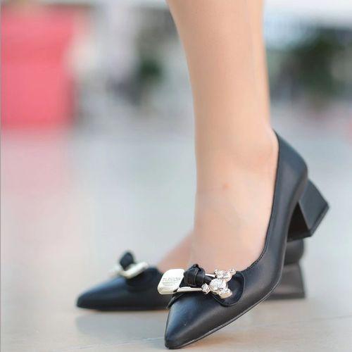 Jies Siyah Topuklu Ayakkabı