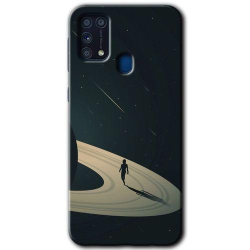 Samsung Galaxy M31 HD Baskılı Kılıf + 9D Tam Ekran Koruyucu - Space Planet