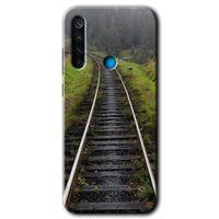 Redmi Note 8 Kılıf HD Desen Baskılı Arka Kapak - Tren Yolu + Kırılmaz Cam