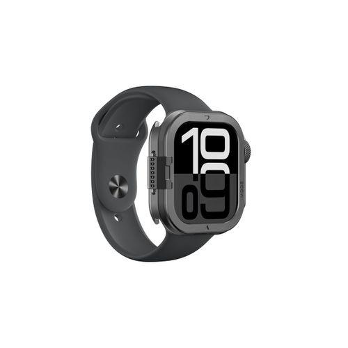 Apple Watch 10 46mm Amazingthing Premium Armor Fit FullGuard Metal Kasa ve Ekran Koruyucu