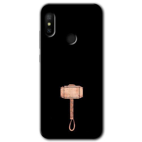 Xiaomi Mi Max 3 Kılıf HD Desen Baskılı Arka Kapak - Thor Çekiç