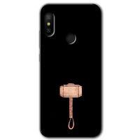 Xiaomi Mi Max 3 Kılıf HD Desen Baskılı Arka Kapak - Thor Çekiç