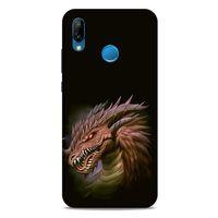 Huawei P20 Lite Kılıf Dragons (18) Telefon Kılıfları Kahverengi Ejderha