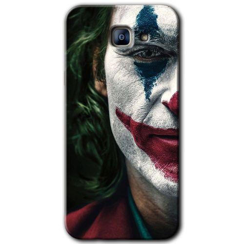 Galaxy A8 2016 Kılıf HD Desen Baskılı Arka Kapak - Joker + Kırılmaz Cam