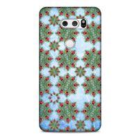 LG K40S Kılıf Desenli Özel Seri Tüyler (24) Darbe Emici Kılıf