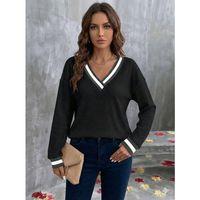 Kadın Uzun Kollu V Yakalı Waffle Bluz