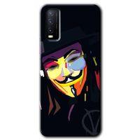 Vivo Y20 Kılıf HD Desen Baskılı Arka Kapak - Vendetta + Kırılmaz Cam